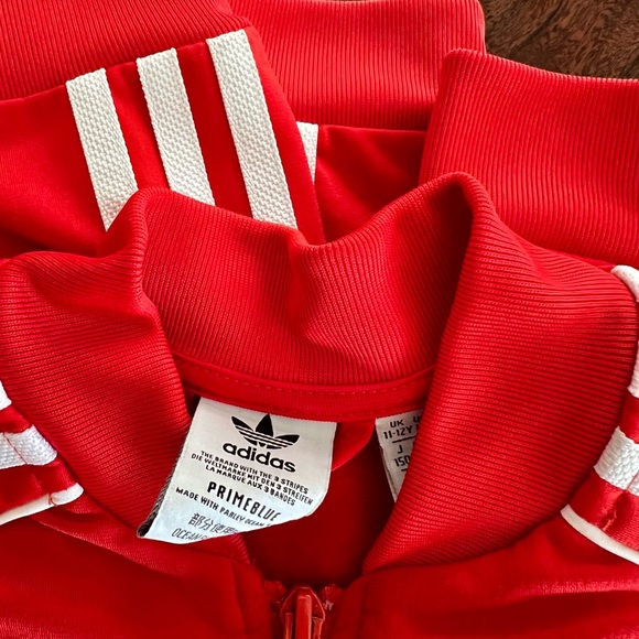 adidas Originals Adicolor Superstar Track Jacket in Red - 11/12 - Picture 3 of 8